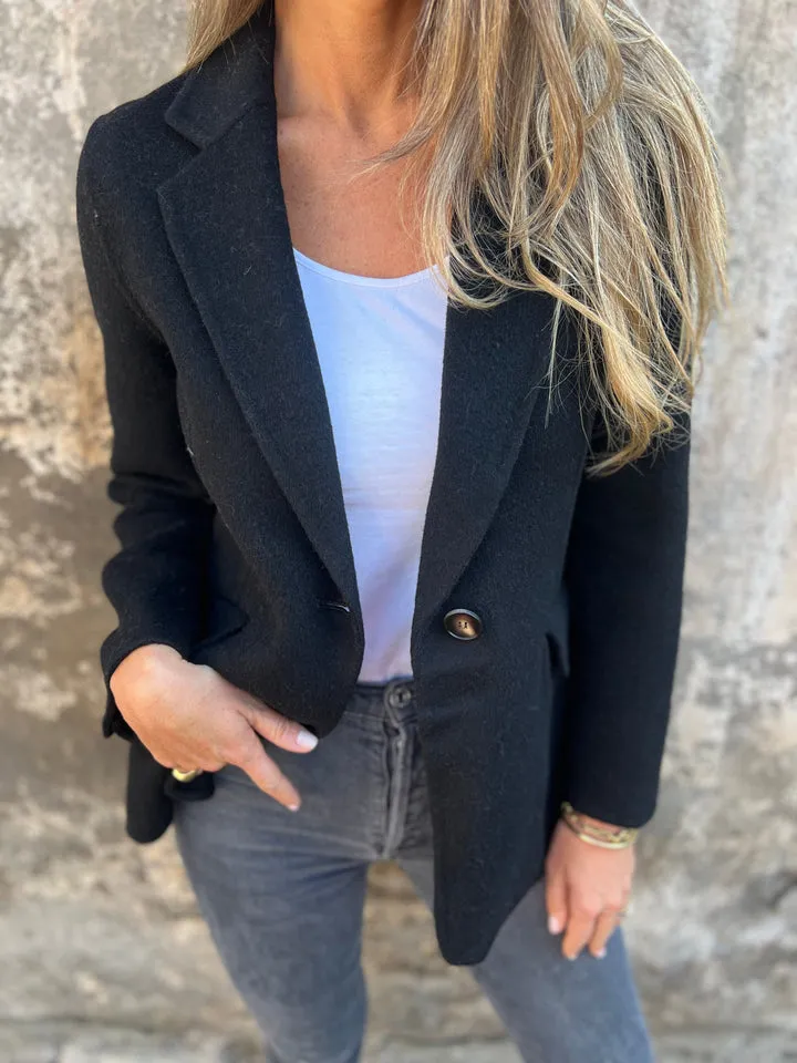 🔥NEUHEIT- 48% RABATT- Damen Baumwoll-Revers Langarm Freizeitjacke