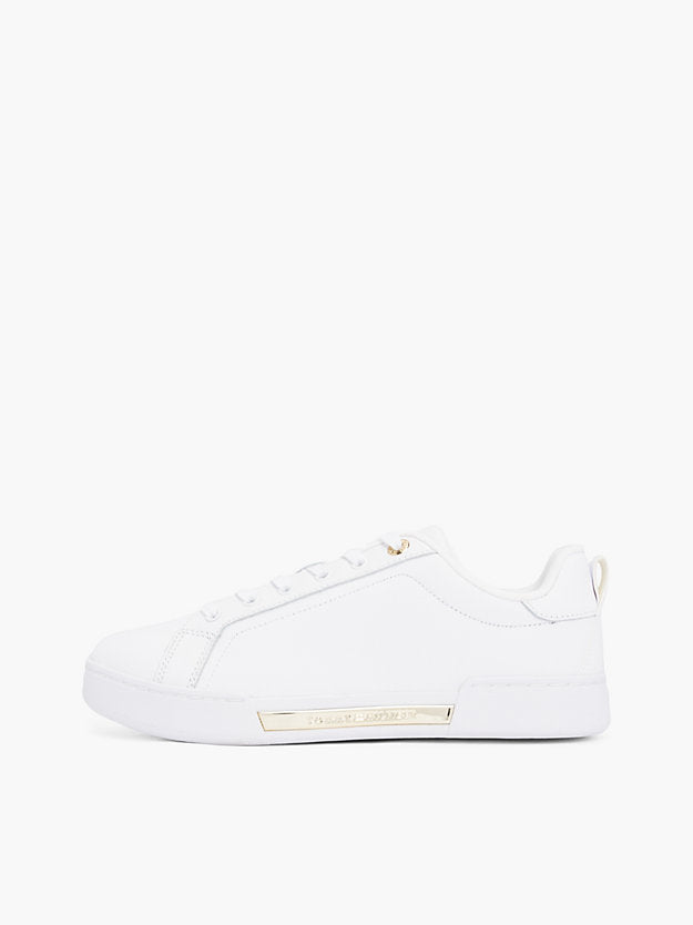 Leather Cupsole Court Trainers