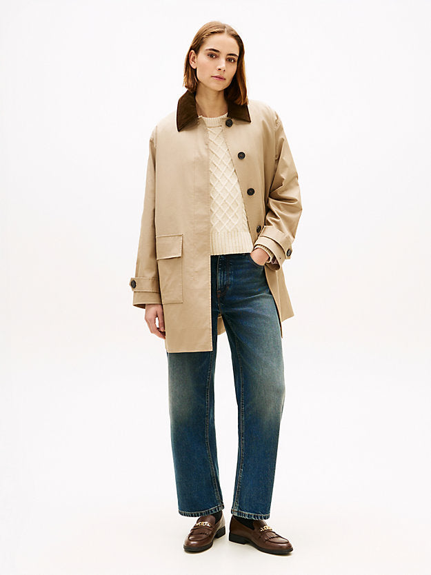 Water Repellent Twill 2-In-1 Coat
