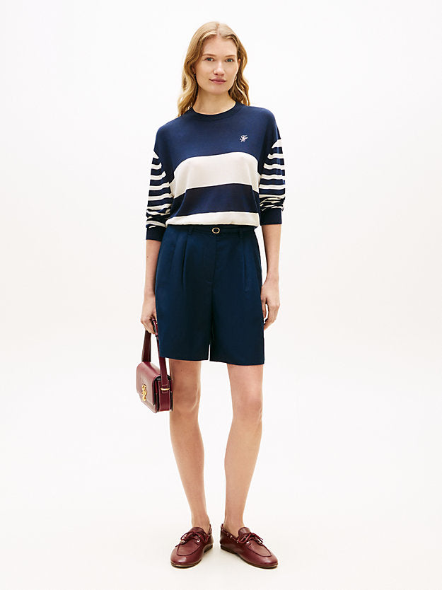 Relaxed Crew Neck Jumper WiSilk