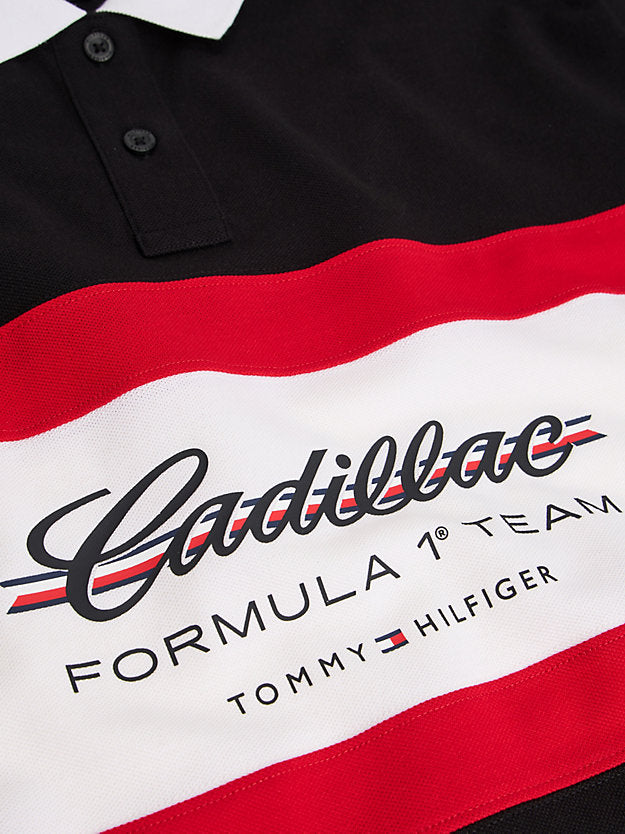 1 Team Logo Boxy Polo Shirt
