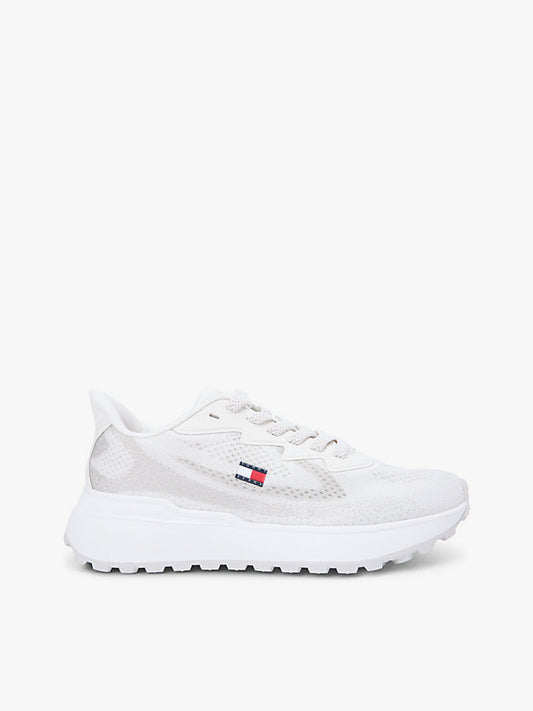Mesh Jacquard Knit Cleat Trainers