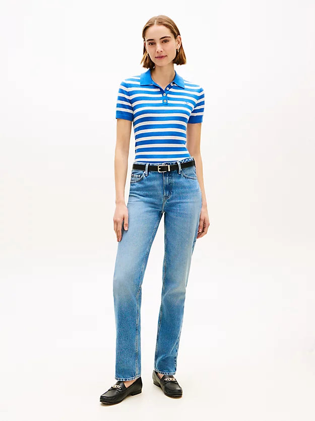 Short Sleeve Polo Jumper WiSilk
