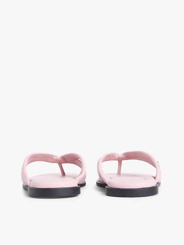 Leather Toe Post Flat Sandals