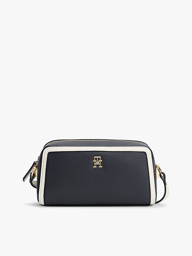 Colour-Blocked Monogram Crossbody Camera Bag