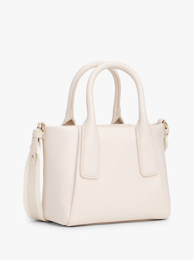 Essential Metallic Logo Crossbody Tote Bag