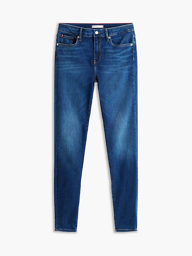 Como Whiskered Mid Rise Skinny Jeans