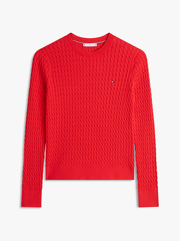 Cable Knit Crew Neck Jumper