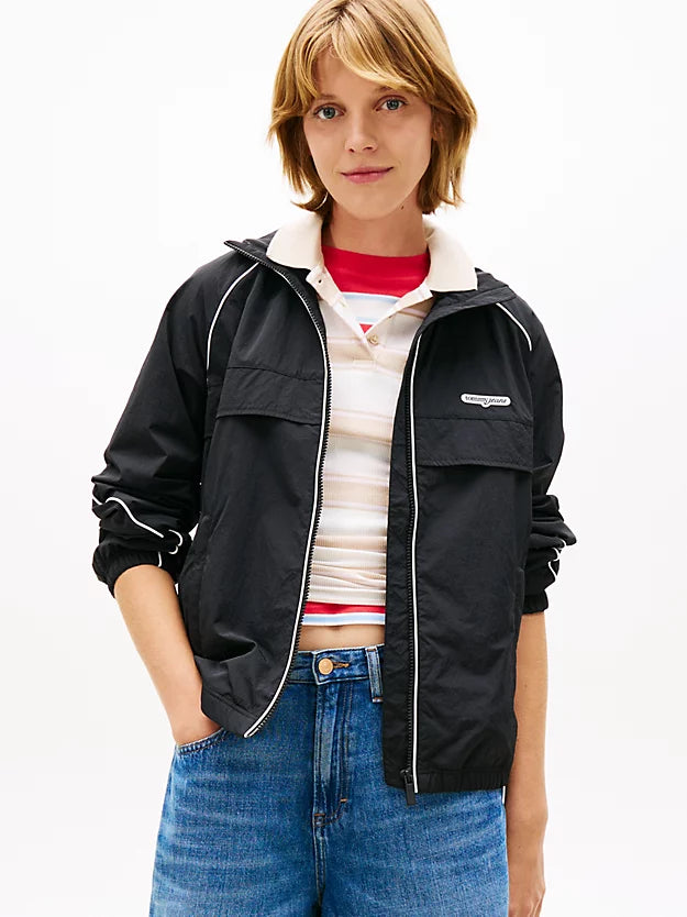 Water Repellent Piping Track Jacket