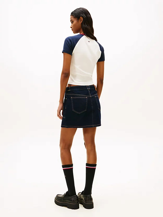 Logo Slim Raglan Sleeve T-Shirt