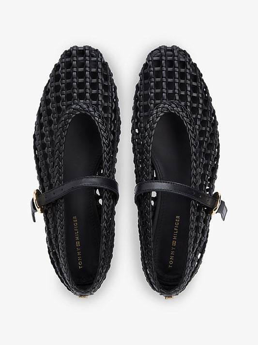 Woven Mary Jane Ballerinas