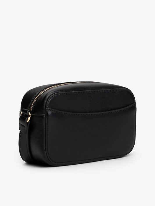 Metallic Logo Crossbody Camera Bag