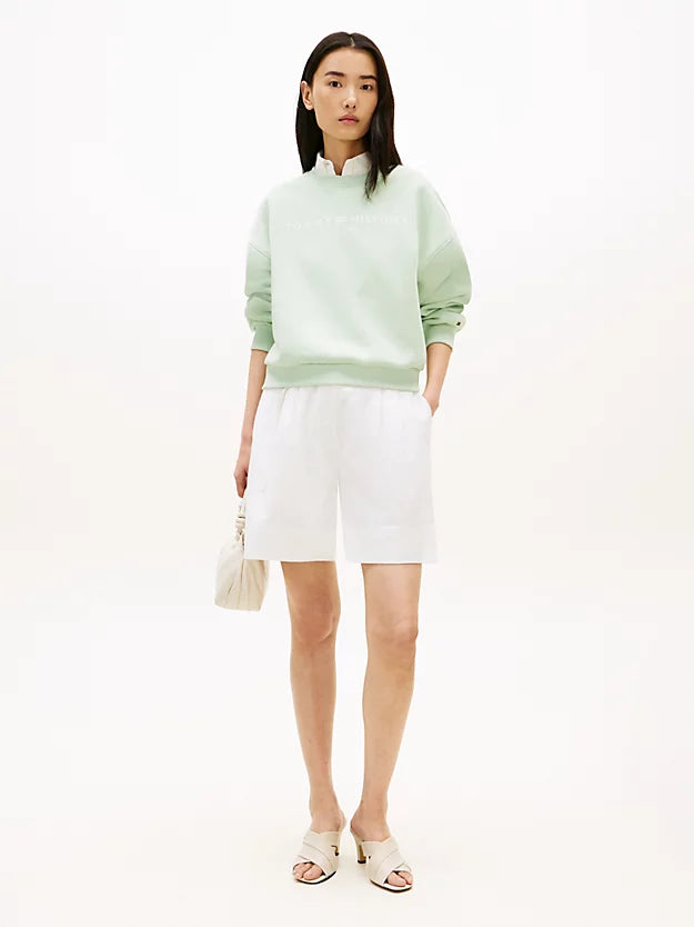 Logo Relaxed Fleece Sweatshirt
