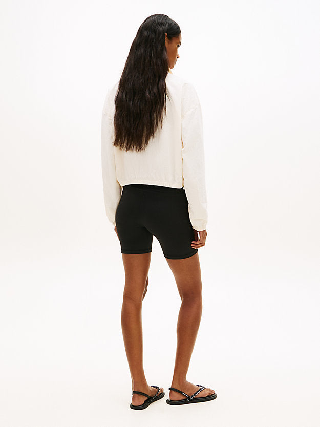 Water Repellent Tie Side Zip-Thru Jacket