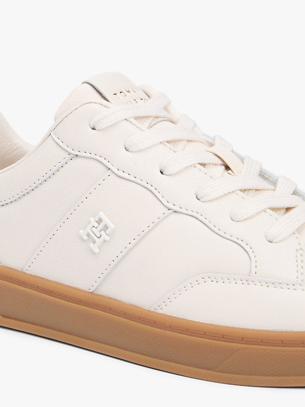 Monogram Leather Court Trainers