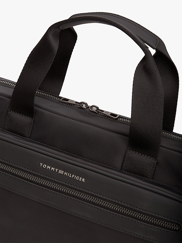 Metal Logo Laptop Bag