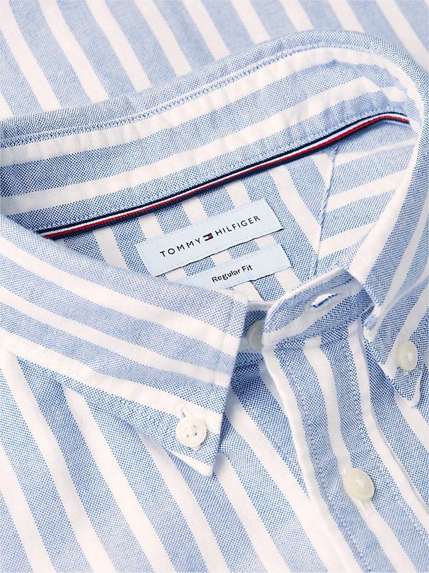 Regular Fit Stripe Oxford Shirt