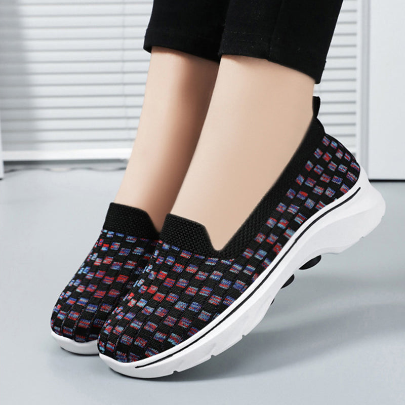 🔥Letzter Tag Promotion 50% Rabatt - Super bequeme atmungsaktive weiche Sohle orthopädische Walkingschuhe für Damen