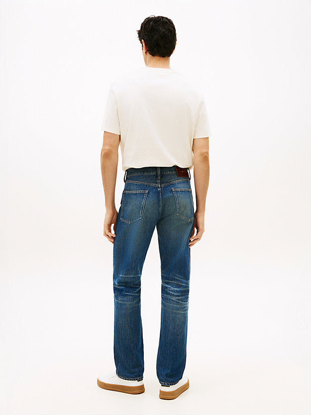 Dover Whiskered Regular Straight Leg Jeans