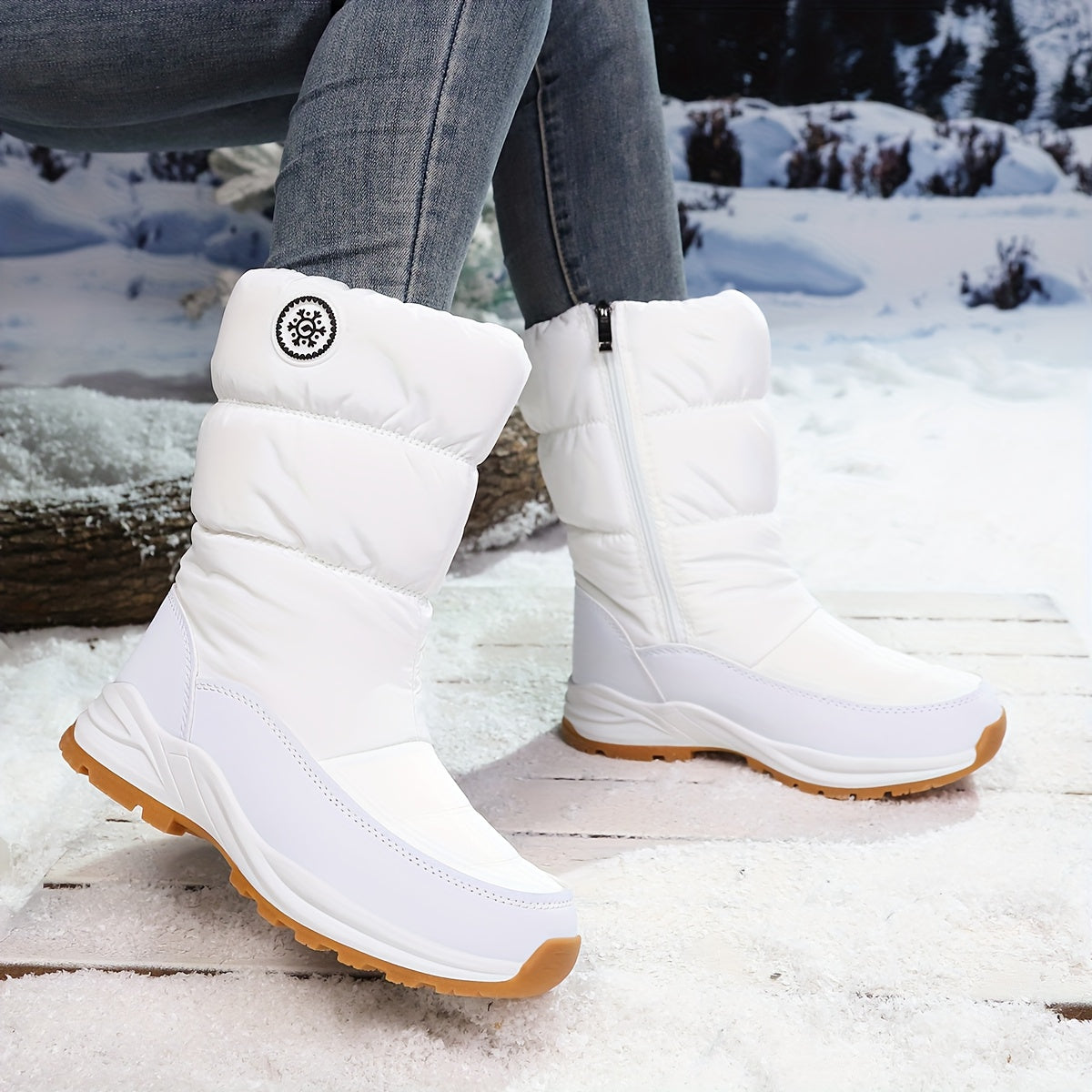 🔥Letzter Tag Promotion 50% RABATT - Damen hochwertige Winter-Schneestiefel (mittelhoch)
