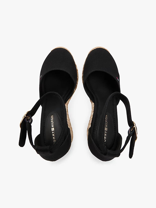 Canvas High Wedge Espadrilles