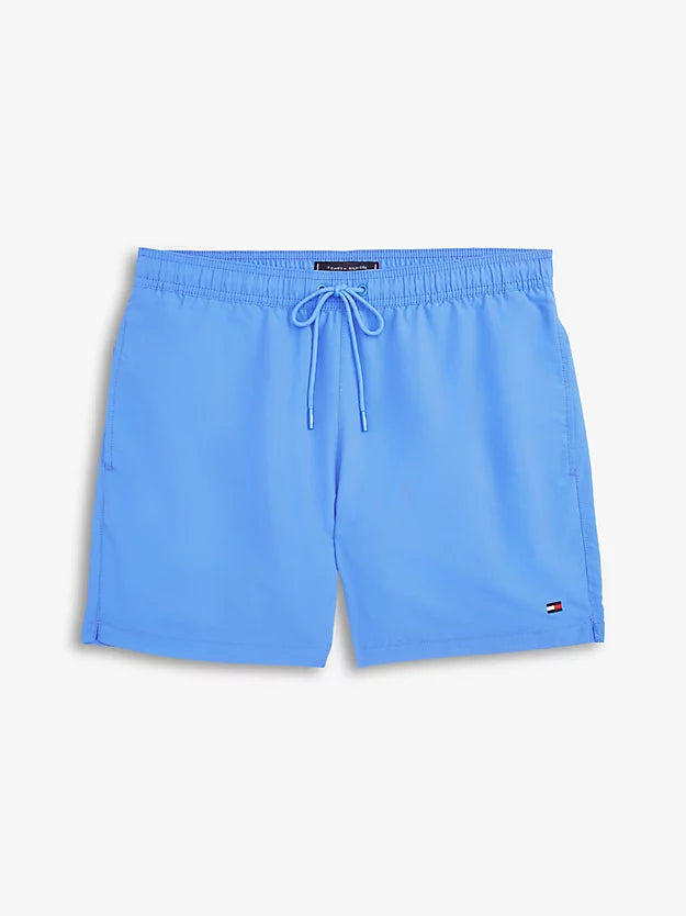 Flag Embroidery Mid LengSwim Shorts