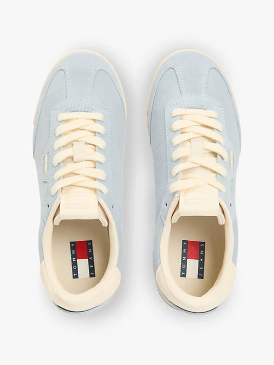 Low Profile Suede Serrated Trainers