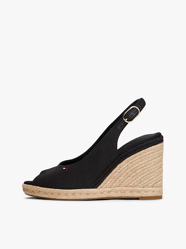 Hemp Slingback Wedge Espadrilles