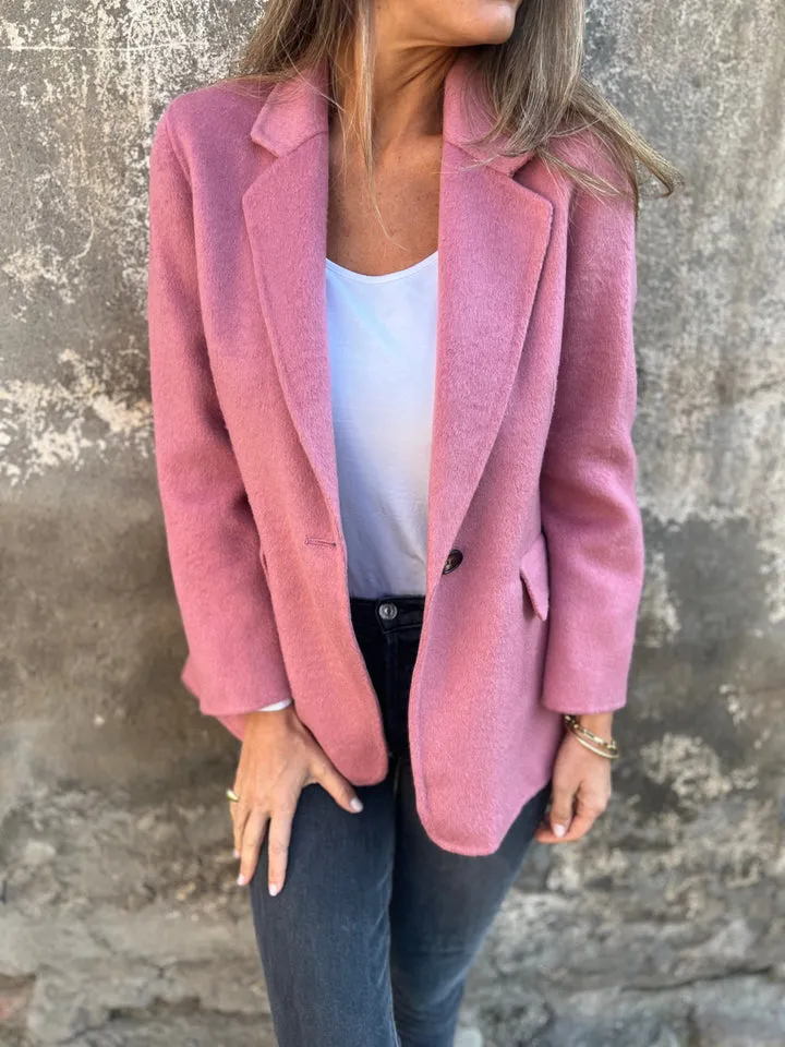 🔥NEUHEIT- 48% RABATT- Damen Baumwoll-Revers Langarm Freizeitjacke