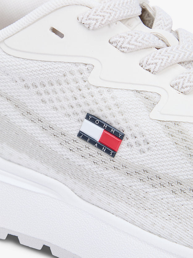 Mesh Jacquard Knit Cleat Trainers