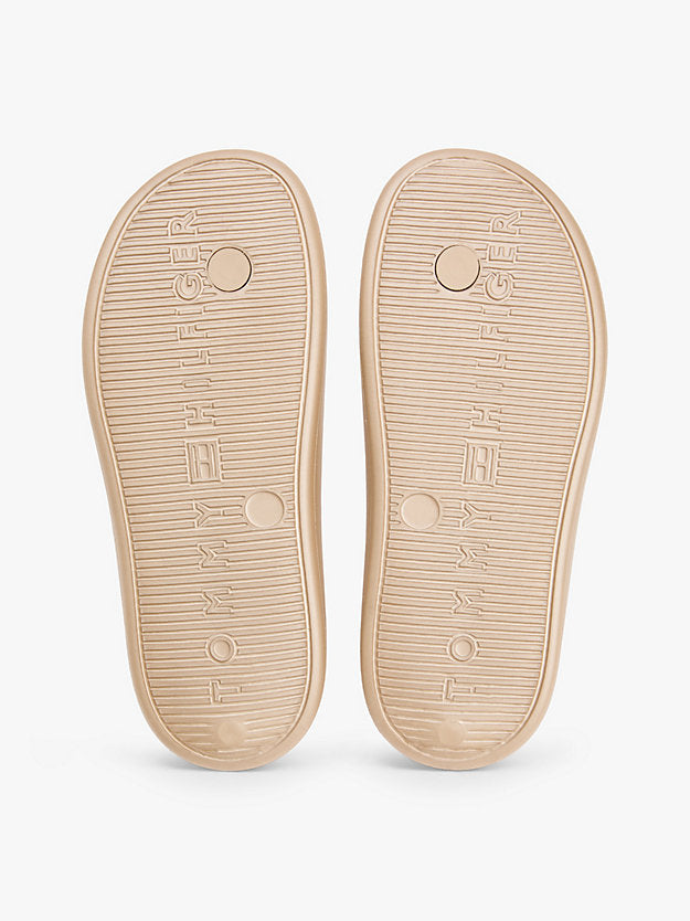 Iridescent Moulded Flip-Flops