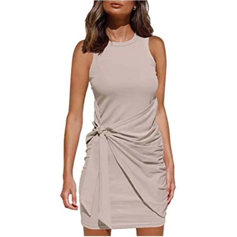 (Plusieurs couleurs) - Robe pull cache-cœur Casula