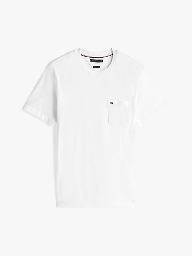 Patch Pocket Jersey Crew Neck T-Shirt