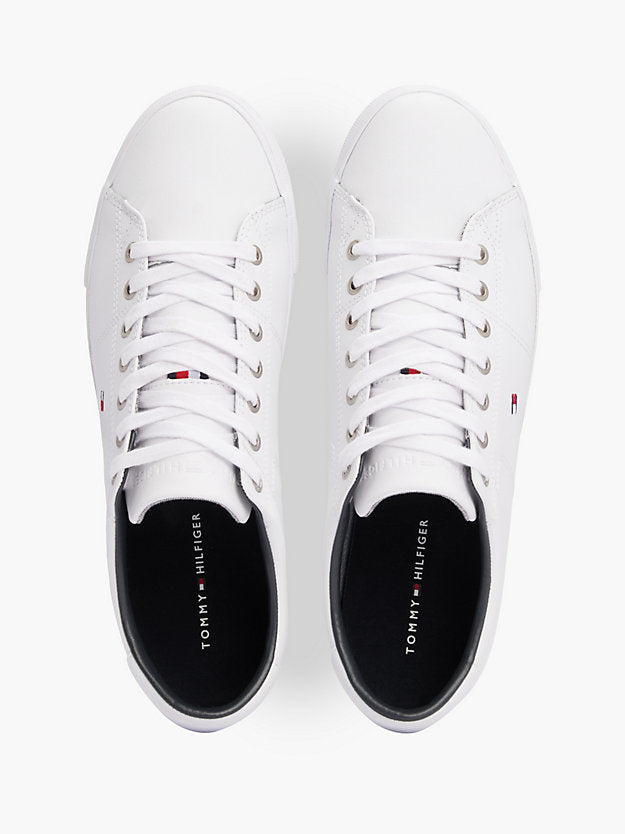 Essential Leather Lace-Up Trainers