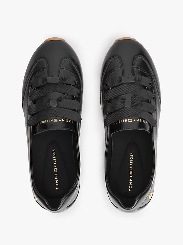 Monogram Leather Ballet Trainers