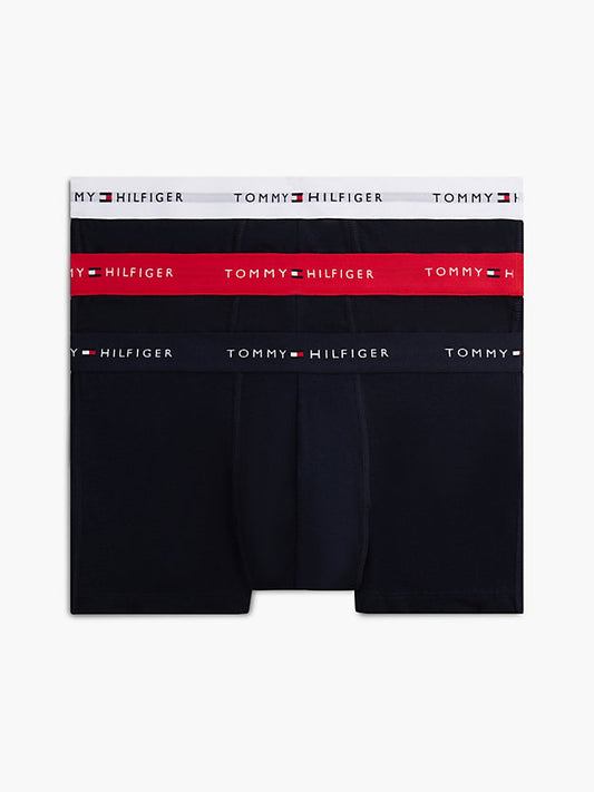 3-Pack Signature Repeat Logo Waistband Trunks