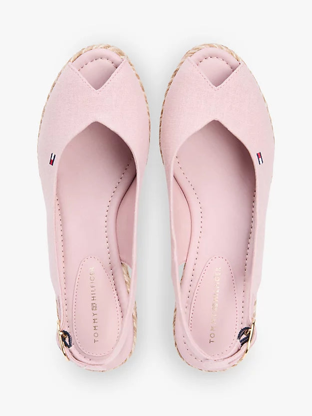 Hemp Slingback Wedge Espadrilles