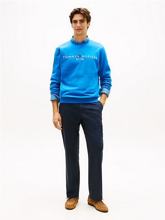 Logo Embroidery Fleece Sweatshirt