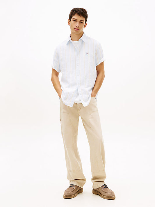 Regular Fit Seersucker Short Sleeve Shirt