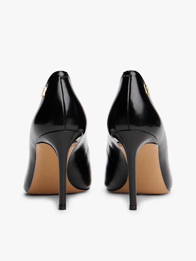 Leather Stiletto Court High Heels