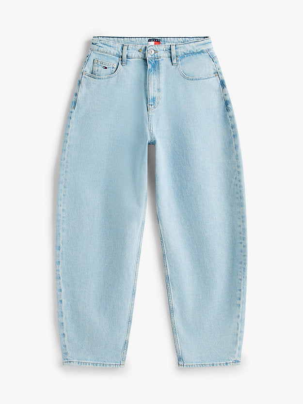 Faded Balloon Tapered Leg Jeans