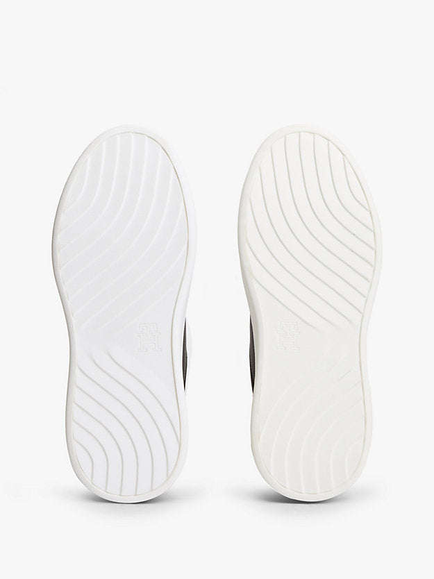 Metallic Monogram Leather Platform Trainers