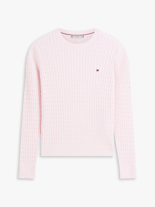Cable Knit Crew Neck Jumper