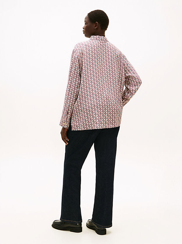Curve Regular Fit Concealed Placket Twill Shirt