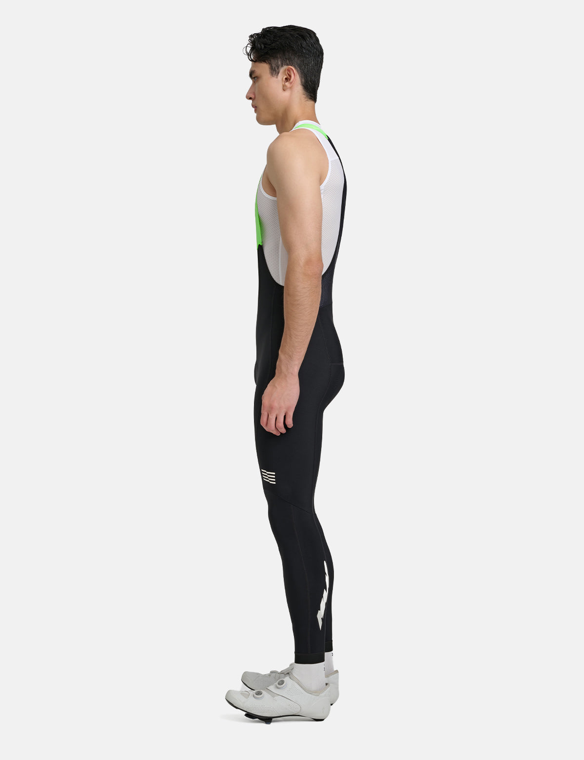 Cuissard d'hiver thermique Eclipse Team - Noir/Vert fluo