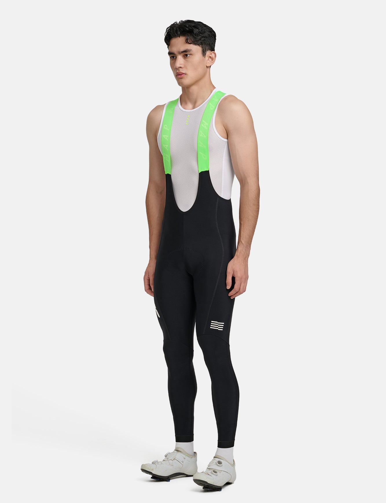 Cuissard d'hiver thermique Eclipse Team - Noir/Vert fluo