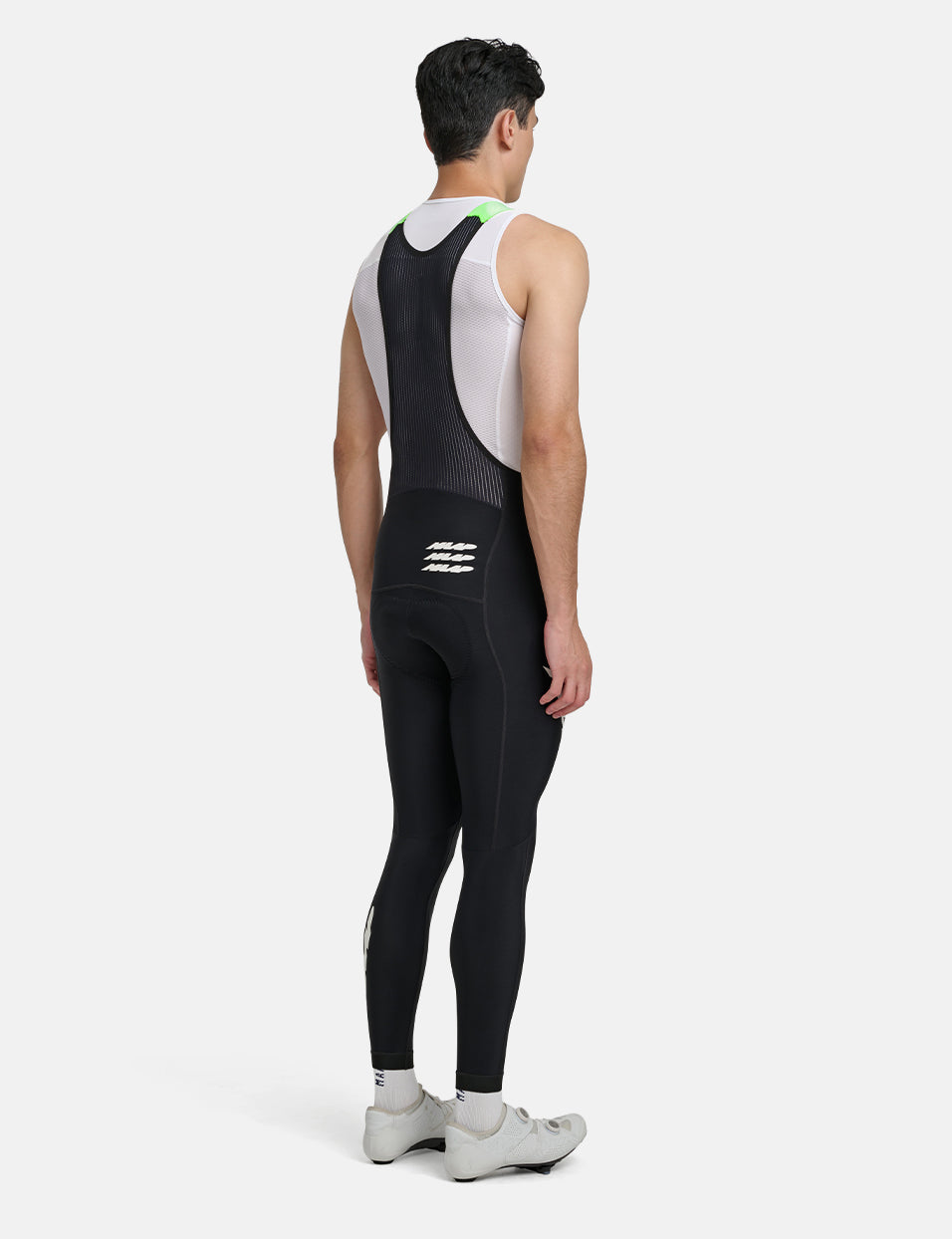 Cuissard d'hiver thermique Eclipse Team - Noir/Vert fluo