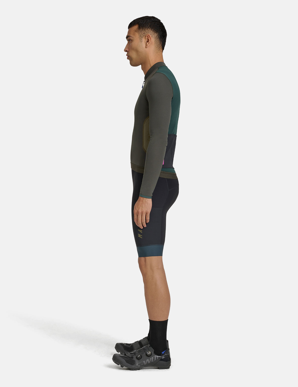 Alt_Road Long Sleeve Jersey - Burnt Olive Green