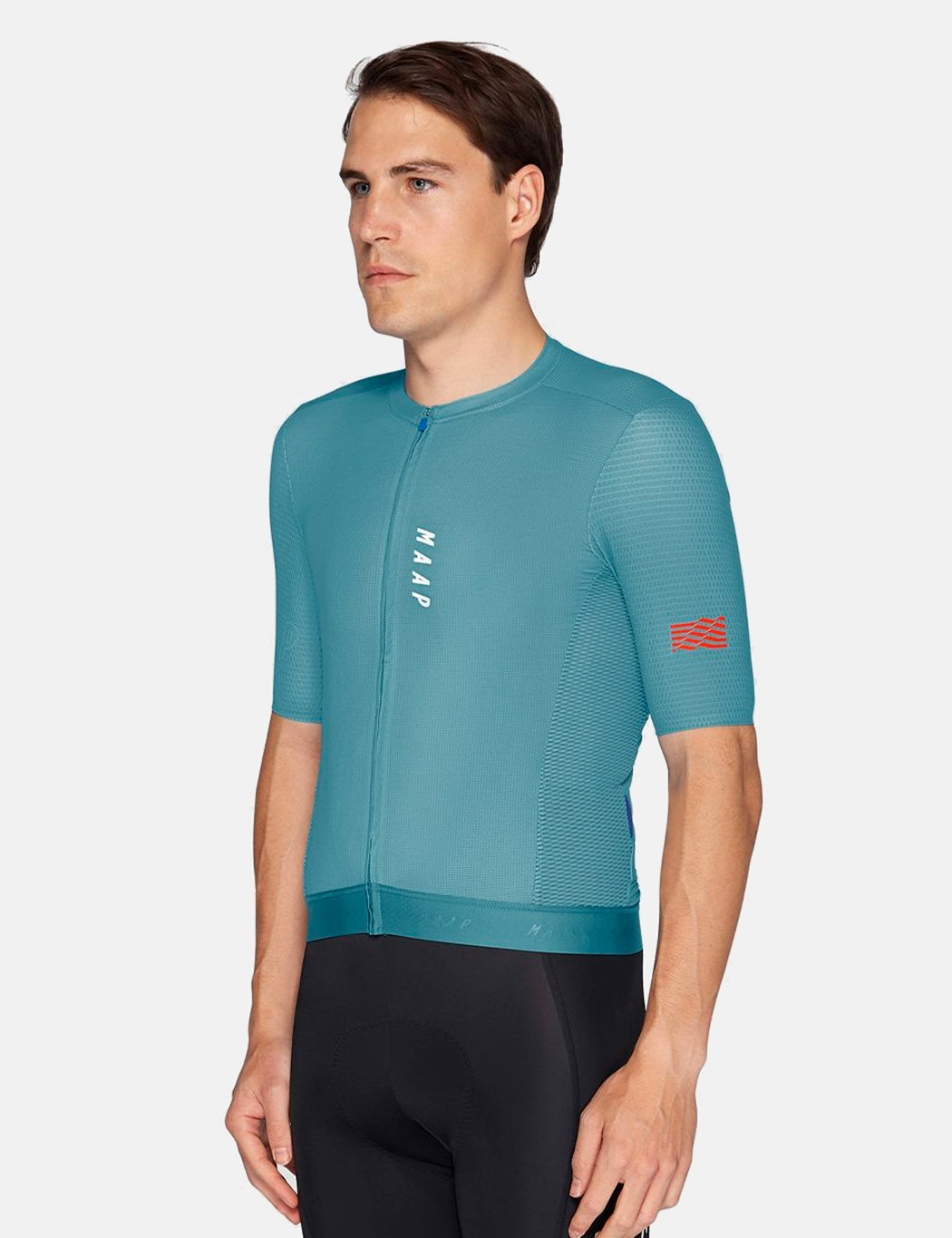 Stealth Race Fit Jersey - Cyan