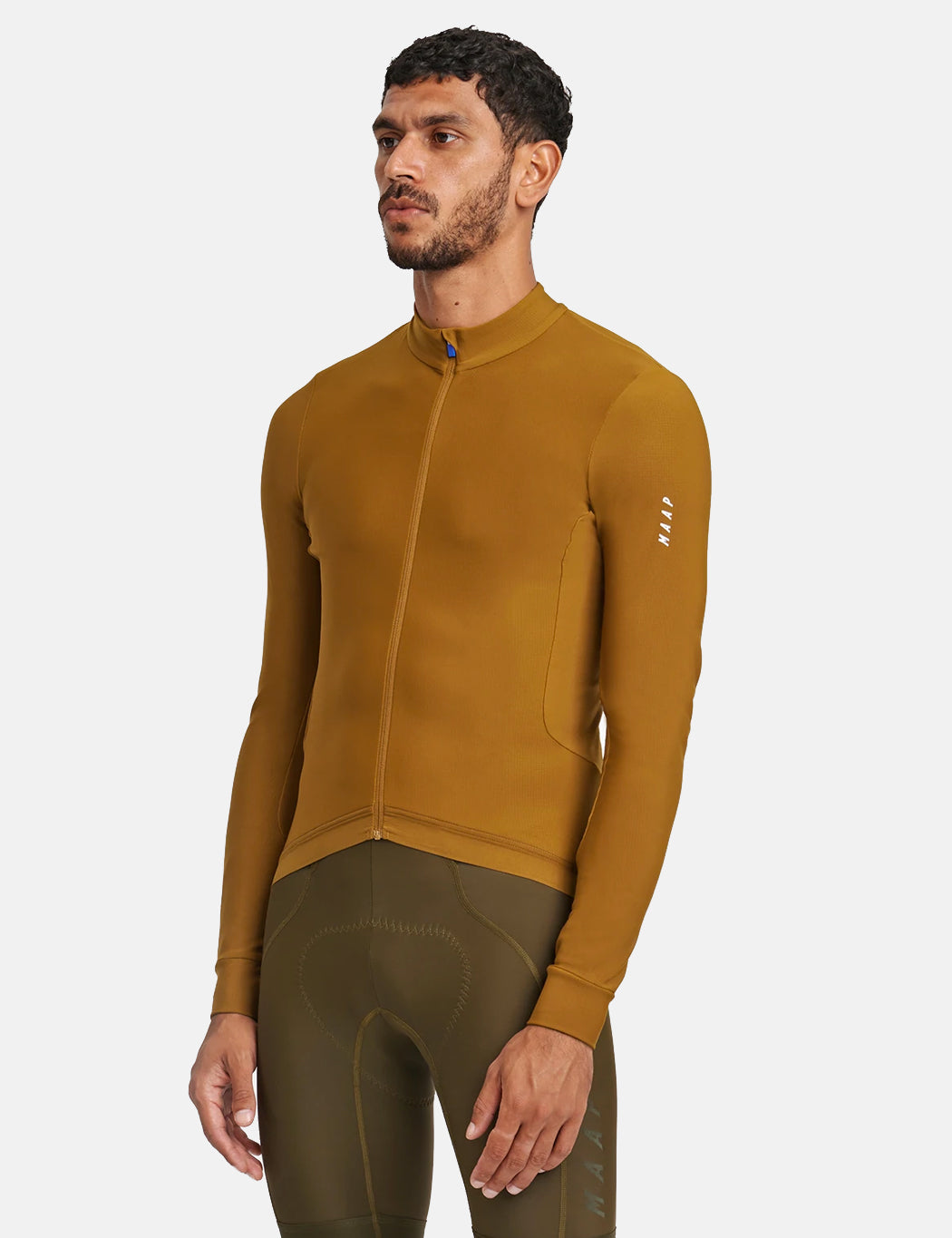 Maillot Force Pro manches longues - Marron caramel